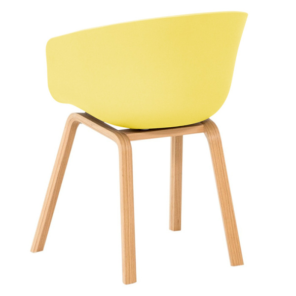 Пластиковый стул Желтый