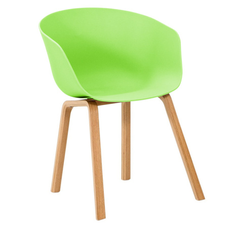 Пластиковый стул Зеленый
